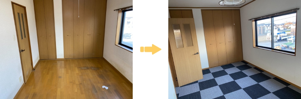 岐阜市ハウスクリーニングのビフォア―アフター